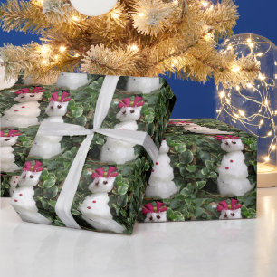 Papel De Presente O Pequeno Snowman (SnowLady)