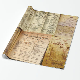 Papel De Presente O Playbills