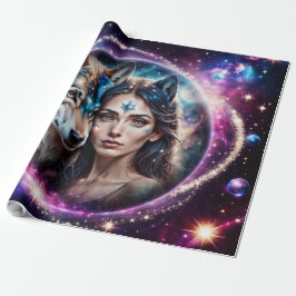 Papel De Presente O poder do lobo místico