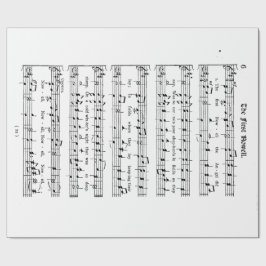 Papel De Presente O primeiro papel de envolvimento de Noel