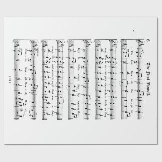 Papel De Presente O primeiro papel de envolvimento de Noel