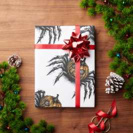 Papel De Presente O Rastreador de Cabeça de Abóbora