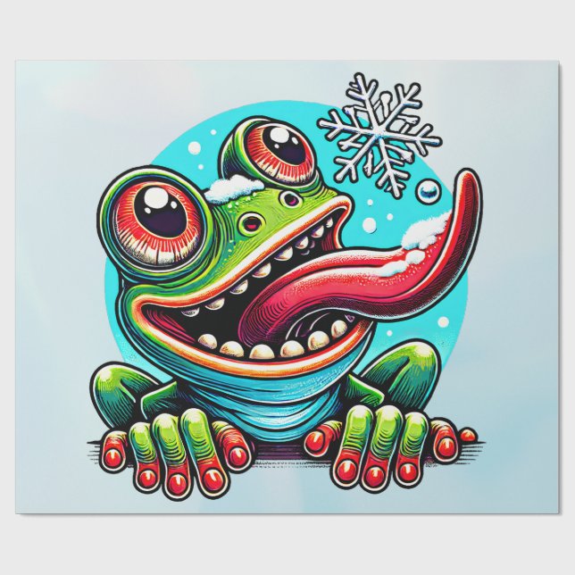 Papel De Presente O Sapo gelado (Aberto)