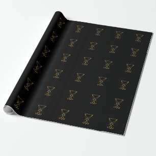 Papel De Presente O sigil dourado de Lucifer