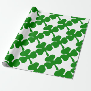 Papel De Presente O trevo da Quatro-Folha para a sorte