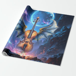 Papel De Presente O Violino Alado dos Reinos ao Luar