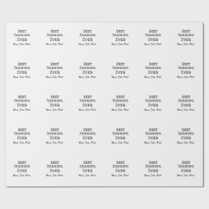 Papel De Presente O vovô nunca deu um nome simples para o avô