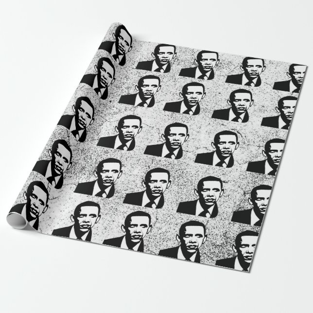 Papel De Presente Obama (Desenrolado)