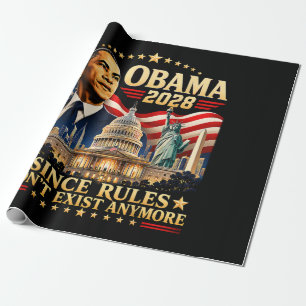 Papel De Presente Obama 2028 Já que as Regras Não Existem Mais