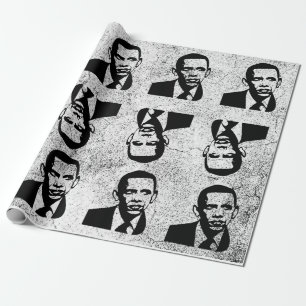 Papel De Presente Obama Paper