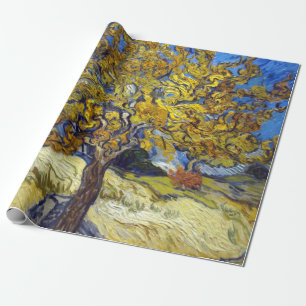 Papel De Presente Obras-primas da Arte da Amoreira de Van Gogh