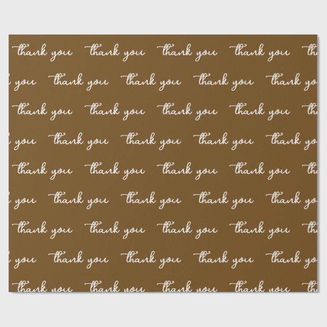 PAPEL DE PRESENTE OBRIGADO ESTILOSO SIMPLES MODERNO PERSONALIZADO (Aberto)