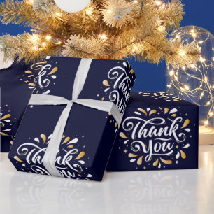 Papel De Presente Obrigado, Obrigados, Texto Arte.