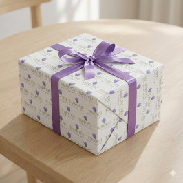 Papel De Presente Obrigado Por Serem Vocês A Molhar Papel