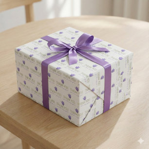 Papel De Presente Obrigado Por Serem Vocês A Molhar Papel