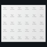 Papel De Presente obrigado por vir nome adicionado mensagem de texto<br><div class="desc">Design</div>