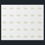 Papel De Presente obrigados para vir adicionar nome nome mensagem te<br><div class="desc">Design</div>