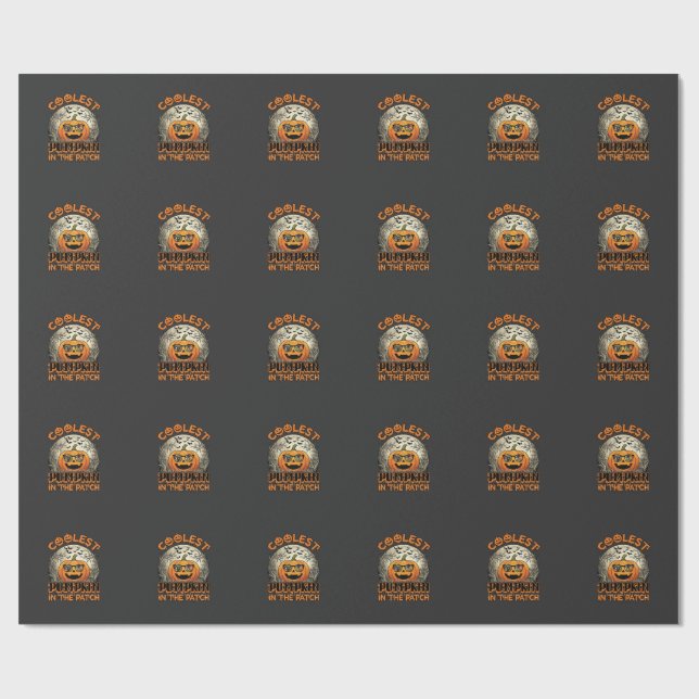 Papel De Presente Óculos de Sol Assustadores de Halloween do Melhor  (Aberto)