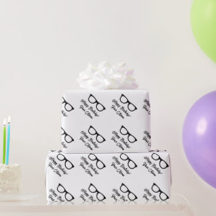 Papel De Presente Óculos de sol personalizados Feliz Aniversário