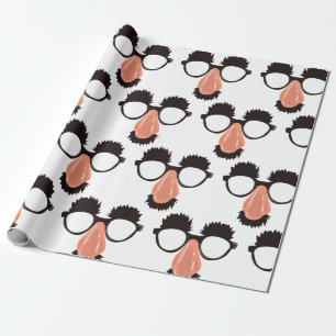 Papel De Presente Óculos engraçados