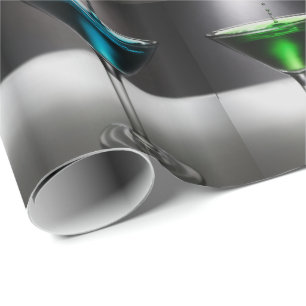 Papel De Presente Óculos Martini