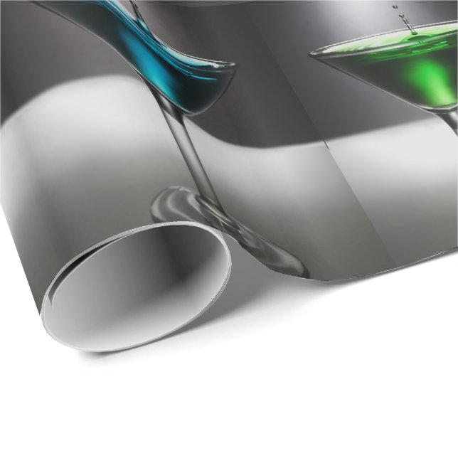 Papel De Presente Óculos Martini (Ponta do rolo)