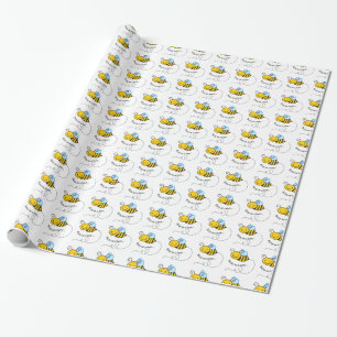 Papel De Presente Ocupado como abelha