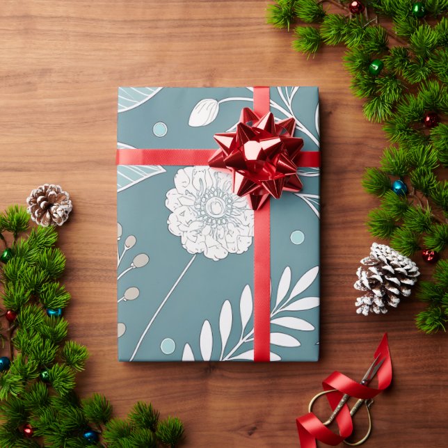 Papel De Presente Oferta de Abstrato transparente e flexível elegant (Presente de Natal)