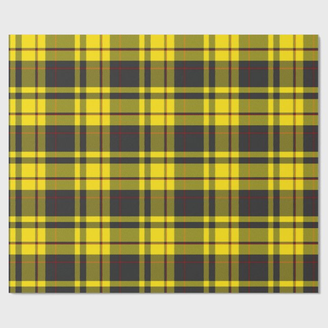 Papel De Presente Official McLeod Tartan Wrapping Paper (Aberto)