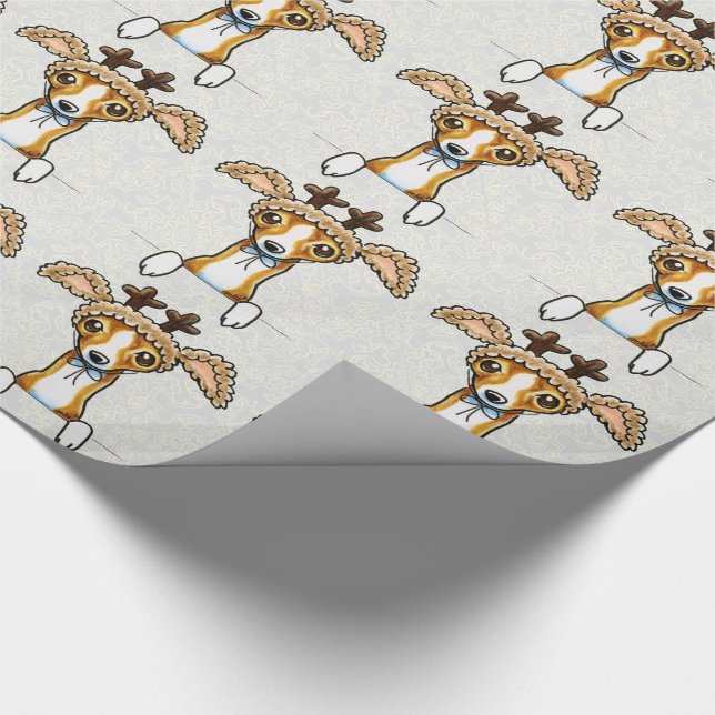 Papel De Presente Oh Deer Italiano Greyhound (Ponta)