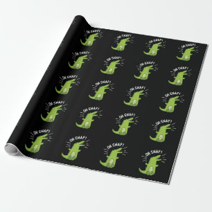 Papel De Presente Oh Encantador Engraçado Crocodilo Pun Dardo BG