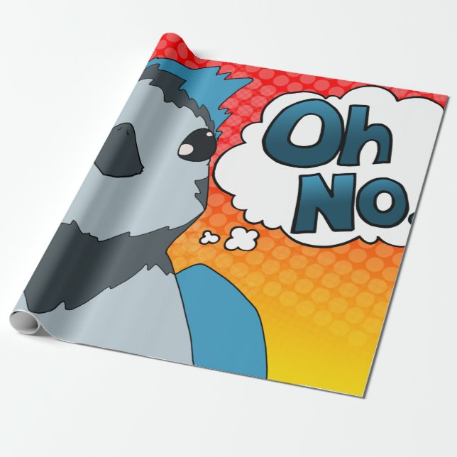 Papel De Presente Oh, Sem Pássaro (Desenrolado)