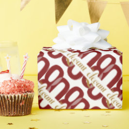 Papel De Presente Oitava e Elegante 80 Ruby Red Gift