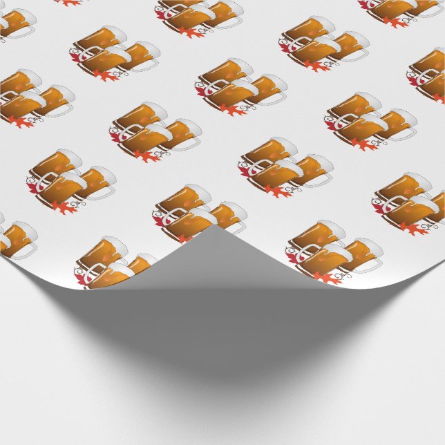 Papel De Presente Oktoberfest Cerveja de Outono (Ponta)