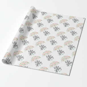Papel De Presente Olá Guarda-Chuva de Primavera