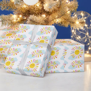 Papel De Presente Olá Sunshine Girl Wraping Paper