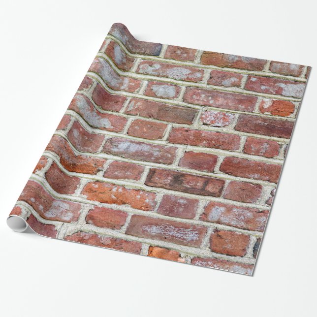 Papel De Presente Old Brick Wall (Desenrolado)