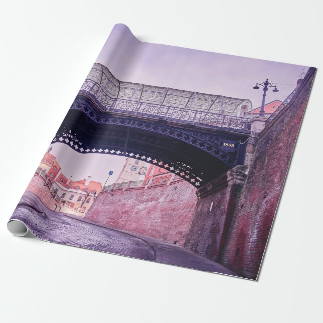 Papel De Presente Old bridge,  medieval bridgeantique, arch, archite (Desenrolado)
