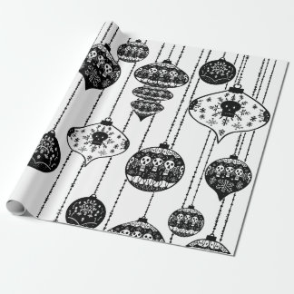 Papel De Presente Old Fashioned Skull Wrapping Paper Print