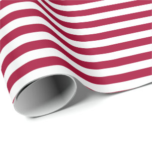 Papel De Presente Old Glory Faixa Vermelha (escala pequena 0.5”)