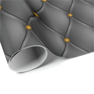Papel De Presente Olhar de bronze das unhas de Upholstery de couro