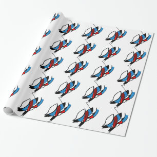 Papel De Presente Olho do egípcio de turquesa