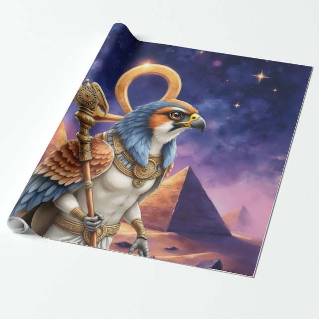 Papel De Presente Olho do Sol – O Falcão Eterno do Deserto  (Desenrolado)