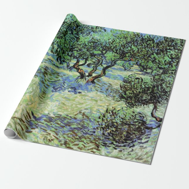 Papel De Presente Olive Grove de Vincent van Gogh (Desenrolado)