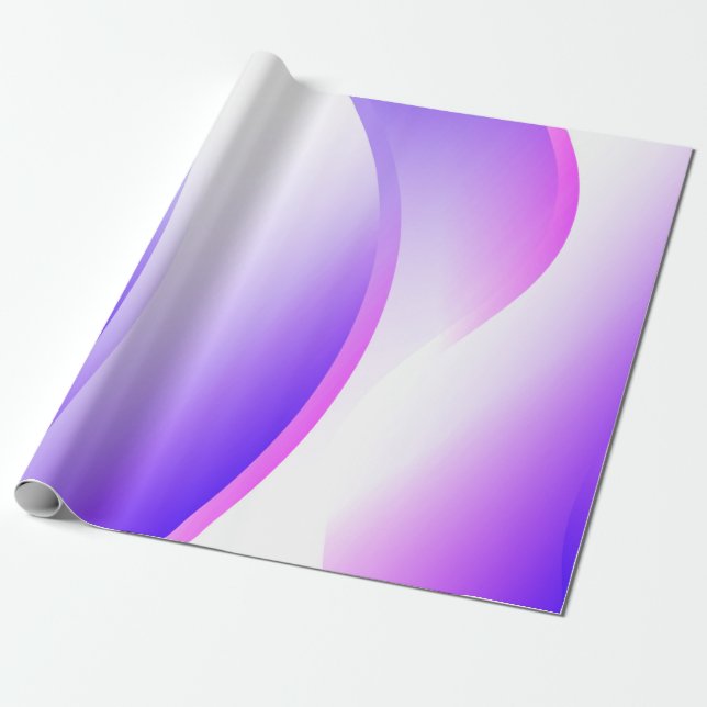Papel De Presente Ondas criativas. Backgr (Estilo de Tecnologia Futu (Desenrolado)