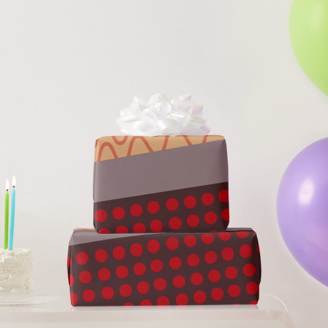 Papel De Presente Ondas e Chuva (Presentes para festas)