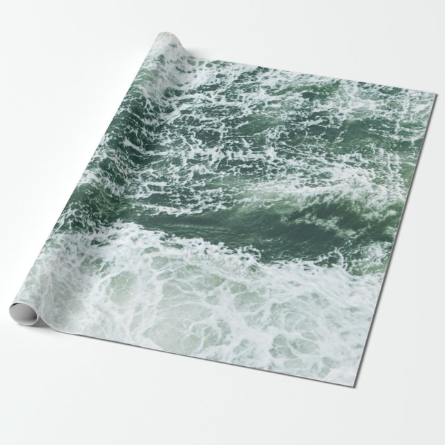 PAPEL DE PRESENTE ONDAS OCEANAS (Desenrolado)