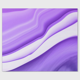 Papel De Presente Ondas Violetas em Pastel Streaks
