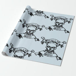Papel De Presente Onde está o meu crânio e Crossbones