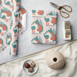 Papel De Presente Ontem de Unicórnio Magnético